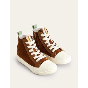 Mini Boden Corduroy High Top Sneakers Womens 5.5 EU 36 Fall Casual Shoes